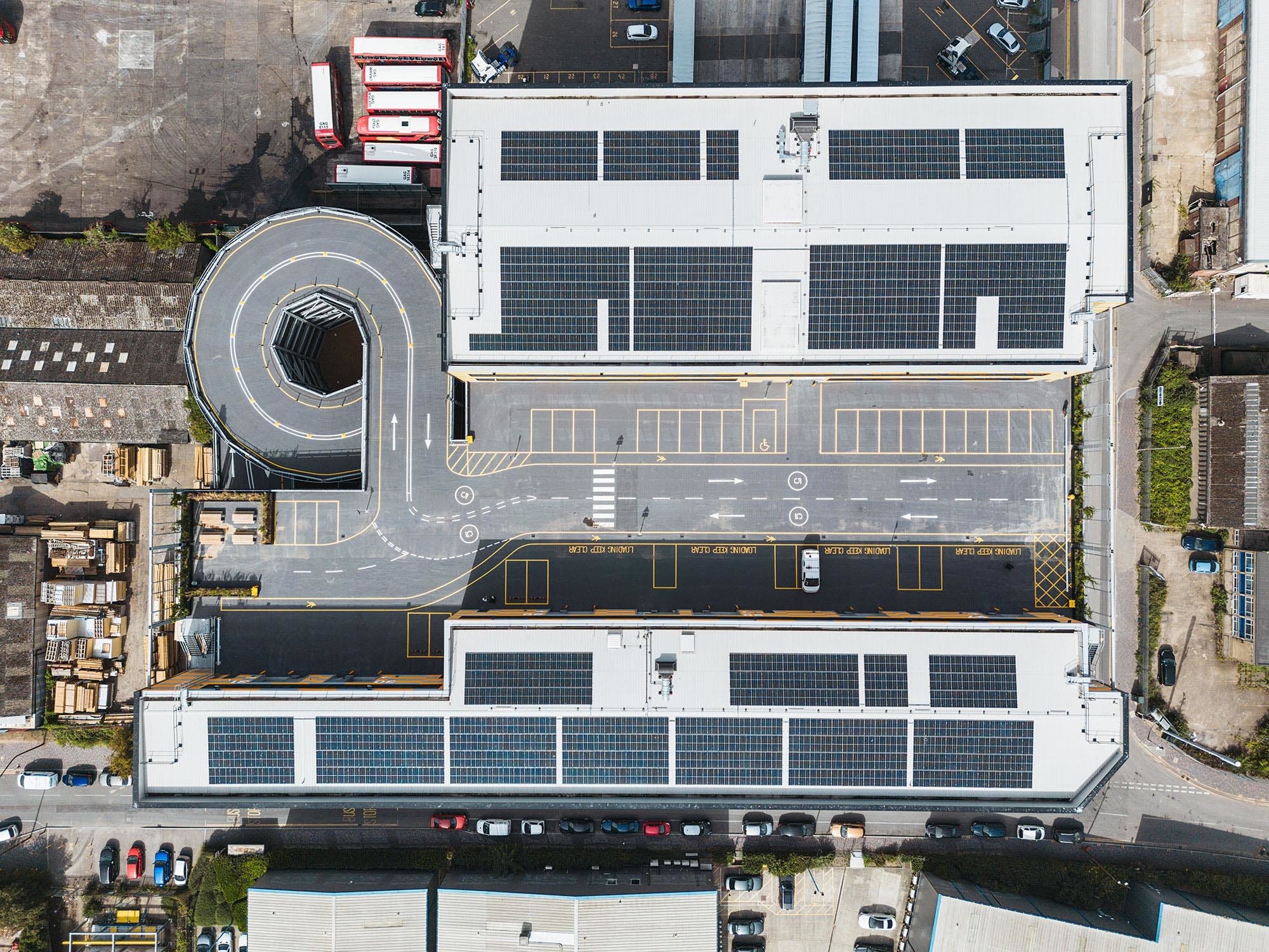 Barking Industria designed by Haworth Tompkins Aerial Plan View