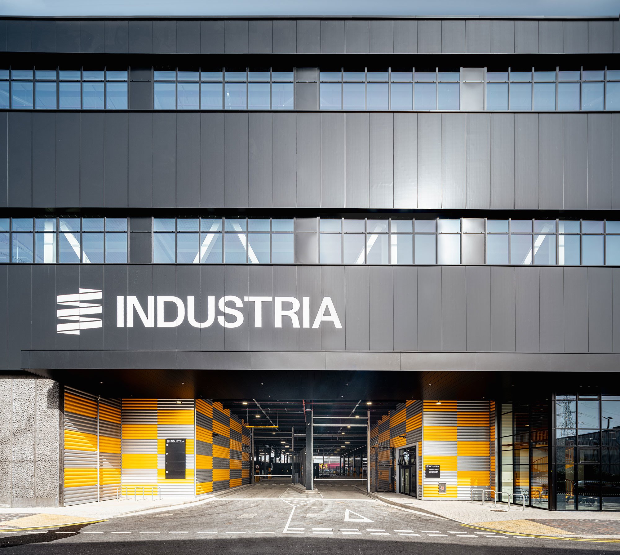 Barking Industria designed by Haworth Tompkins External Entrance