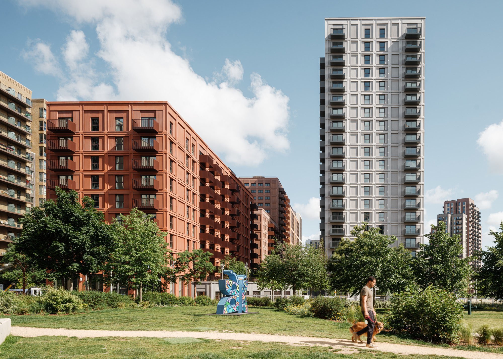 Wembley North East Lands by Haworth Tompkins