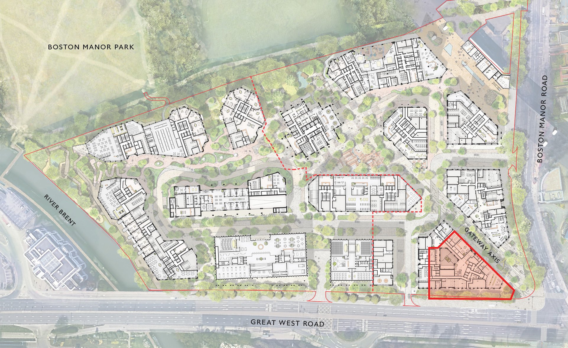 980 Great West Road Plot K designed by Haworth Tompkins