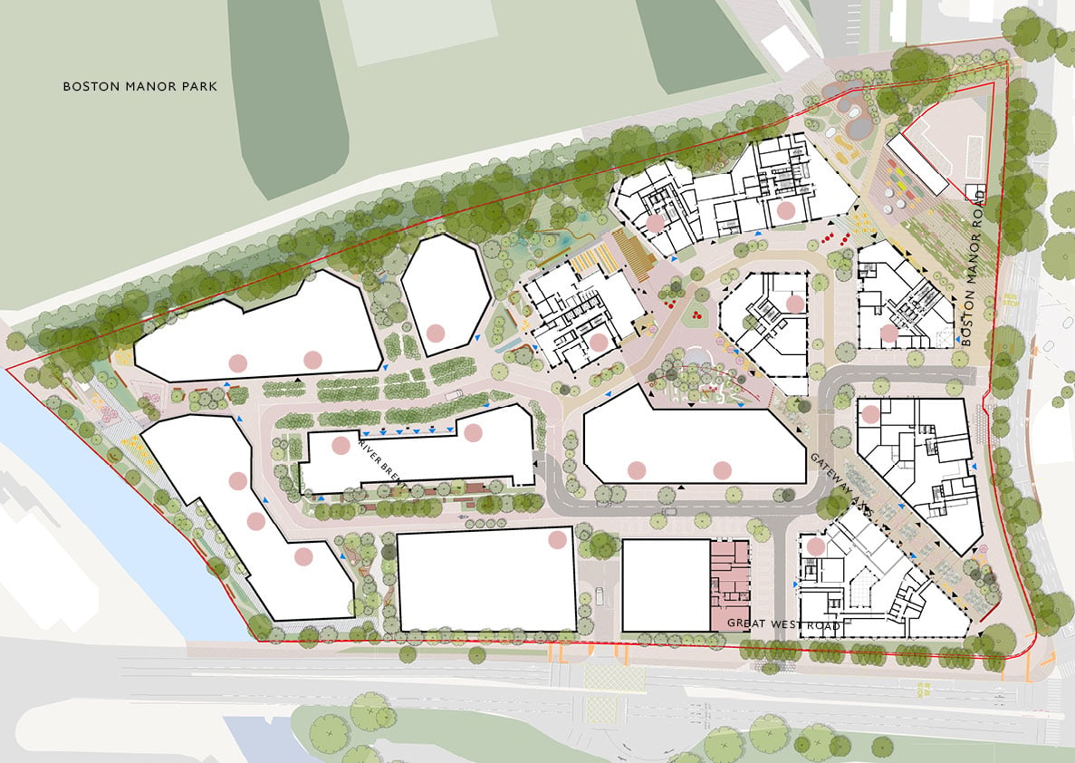 980 Great West Road Plot M designed by Haworth Tompkins