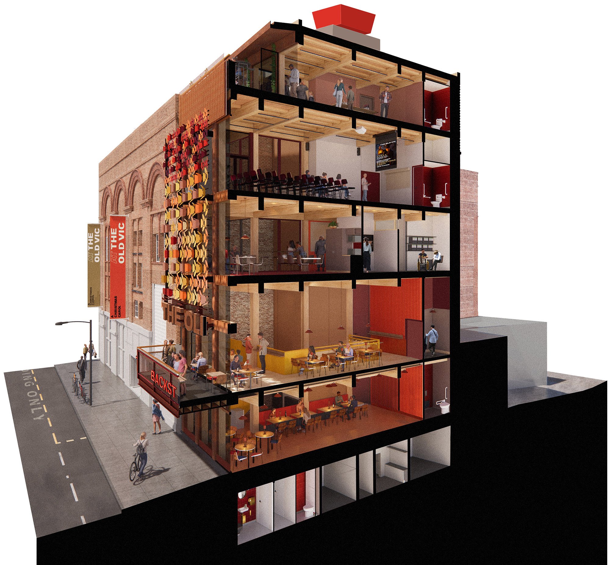 The Old Vic Backstage designed by Haworth Tompkins