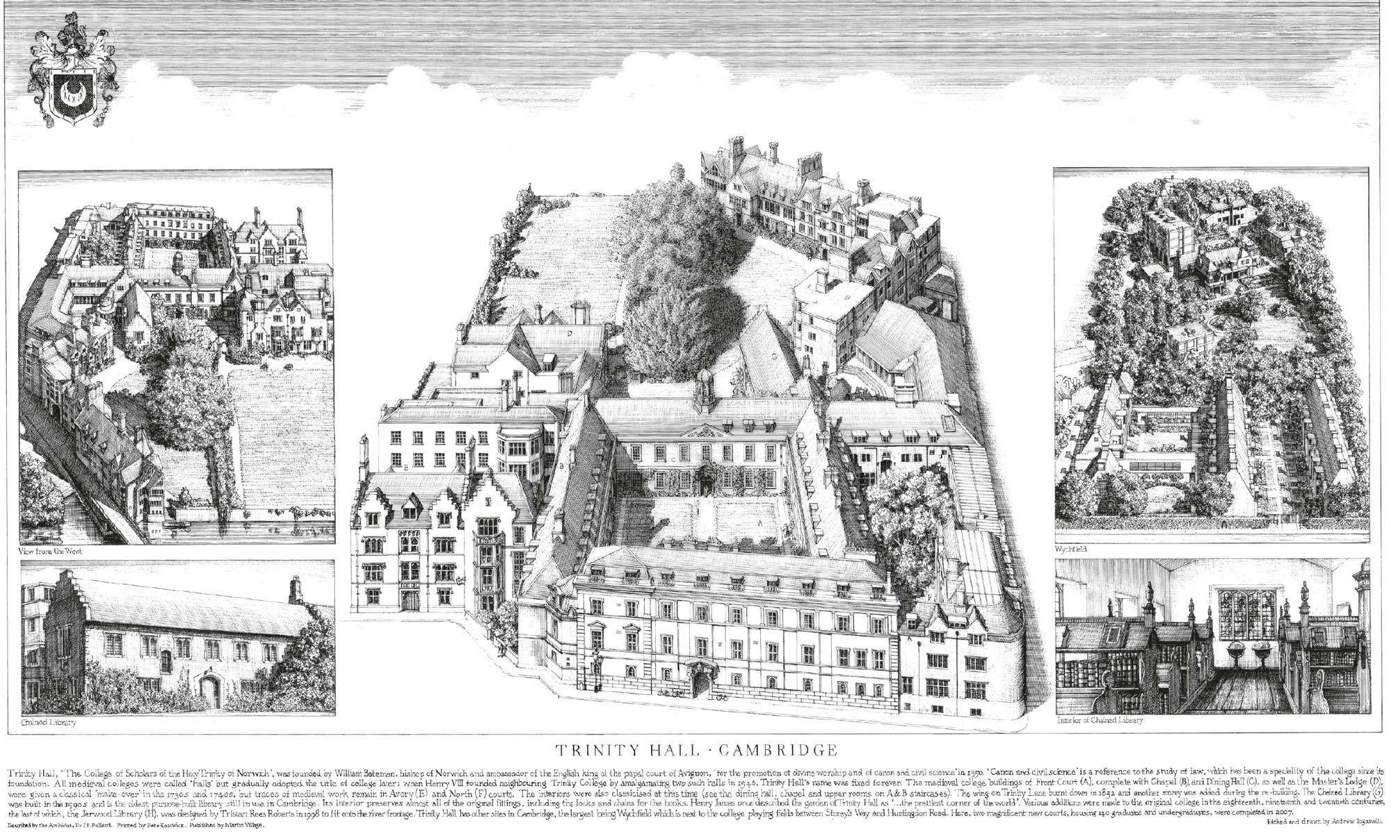 Trinity Hall strategic multi-site masterplan and decarbonisation study by Haworth Tompkins